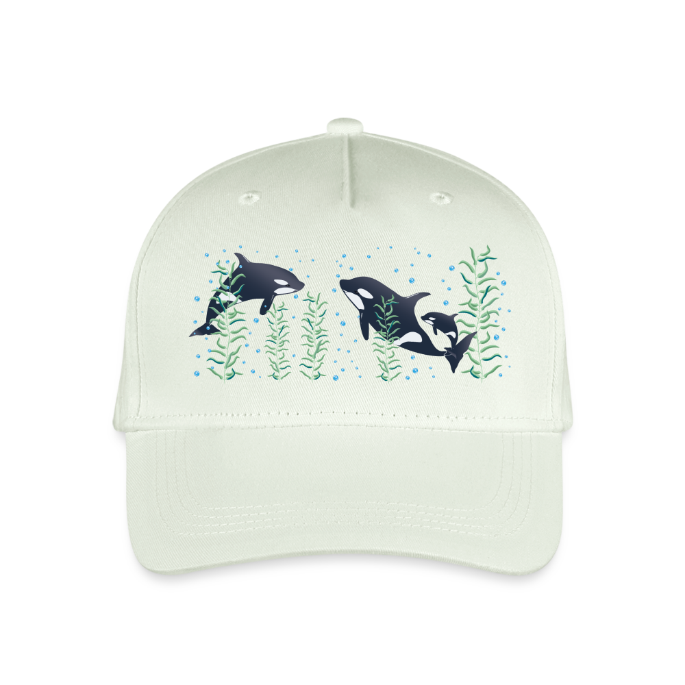 Organic Kids’ Baseball Cap - light mint green